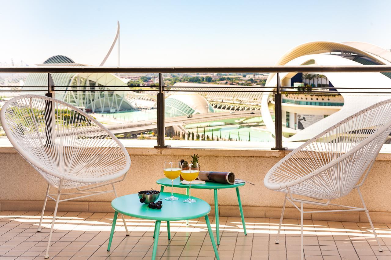 Apartup Green Opera Views Valencia Kültér fotó