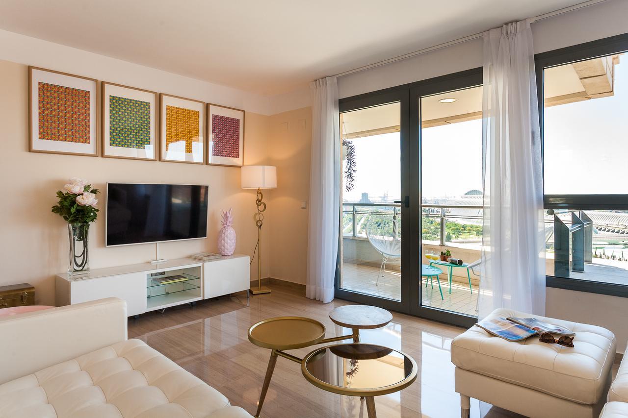 Apartup Green Opera Views Valencia Kültér fotó